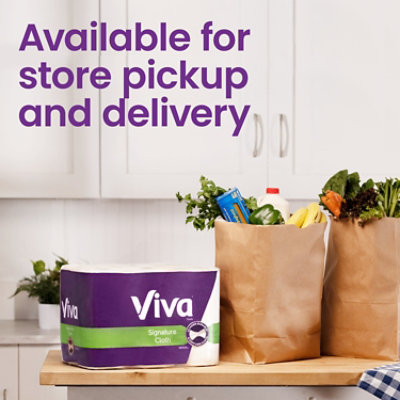 Viva Signature Cloth 1-Ply Paper Towel - 6 Roll - Image 7