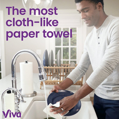 Viva Signature Cloth 1-Ply Paper Towel - 6 Roll - Image 3