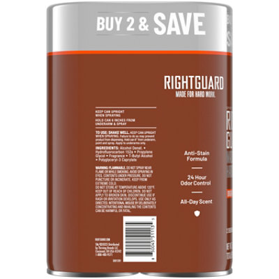 Rt Guard Deod Original Sport Aerosol Twin - 2-8.5 OZ - Image 3