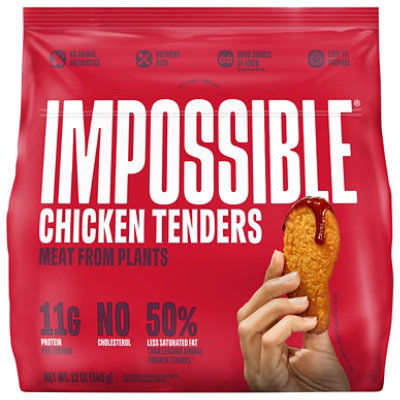 Impossibletm Chicken Tenders Made From Plants Frozen Fully Cooked 12 Oz - 12 OZ - Image 1
