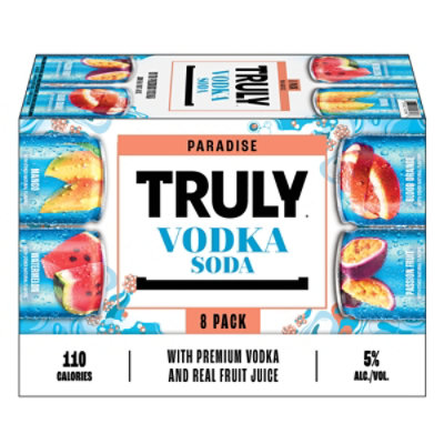 Truly Vodka Soda Paradise Variety Pack Cans - 8-12 Fl. Oz. - Image 3