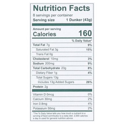 Nutty Crumb Dunker Donuts - 9.3 OZ - Image 3