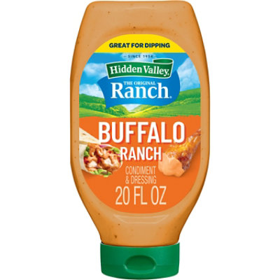 Hidden Valley Easy Squeeze Original Ranch With Buffalo Salad Dressing & Topping, Gluten Free, Keto - 20 FZ - Image 1