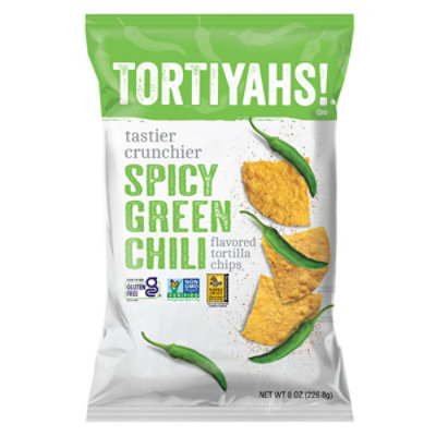 Tortiyahs Spicy Green Chili 8oz - 8 OZ - Image 1