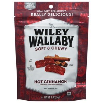 Wiley Wallaby Hot Cinnamon Licorice - 10OZ - Image 1