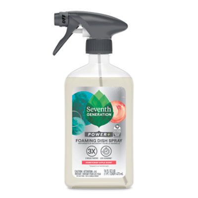 Seventh Generation Foaming Dish Spray, Honeycrisp Apple 16 Fl. Oz