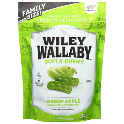 Wiley Wallaby Green Apple Licorice - 25 Oz - Image 3