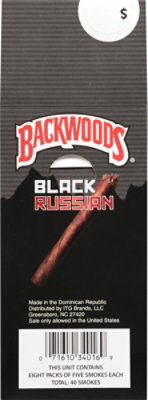 Backwoods Black Russian Cigar - 5 Count - Image 4