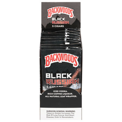 Backwoods Black Russian Cigar - 5 Count - Image 2