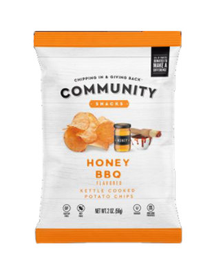 Community Honey Bbq Kettle Chips - 2 Oz - vons