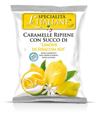 Le Specialita Italiane Serra Filled Candies with Juice of Siracusa Lemon PGI - 3.52 oz - Image 1