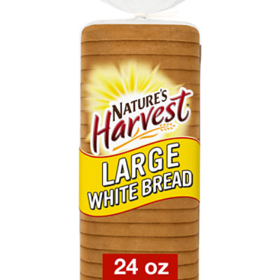 Natures Harvest Large White Round Top Bread - 24 Oz - Image 1