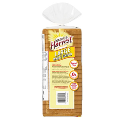 Natures Harvest Large White Round Top Bread - 24 Oz - Image 2