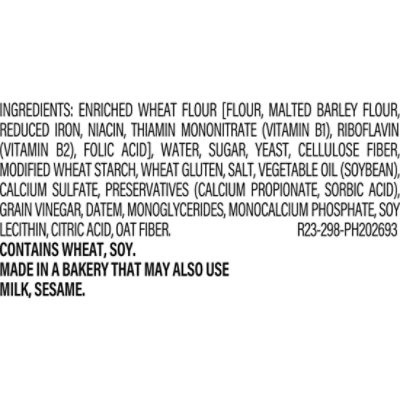 Natures Harvest Large White Round Top Bread - 24 Oz - Image 2