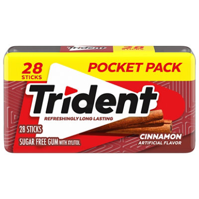 Trident Gum Cinnamon - 28 Count