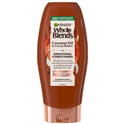 Garnier Whole Blends Smoothing Conditioner Coconut Oil and Cocoa Butter - 22 Fl. Oz. - Image 1