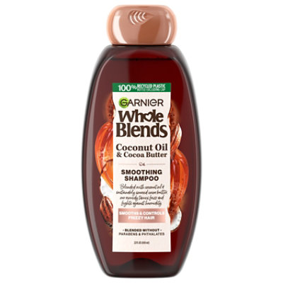 Garnier Whole Blends Smoothing Shampoo Coconut Oil and Cocoa Butter - 22 Fl. Oz. - Image 1