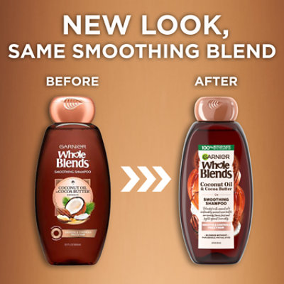 Garnier Whole Blends Smoothing Shampoo Coconut Oil and Cocoa Butter - 22 Fl. Oz. - Image 4