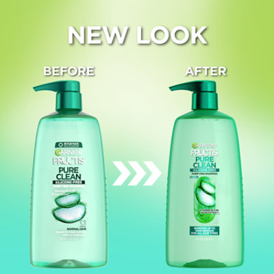 Garnier Fructis Pure Clean Purifying Shampoo for All Hair Types - 33.8 Fl. Oz. - Image 1