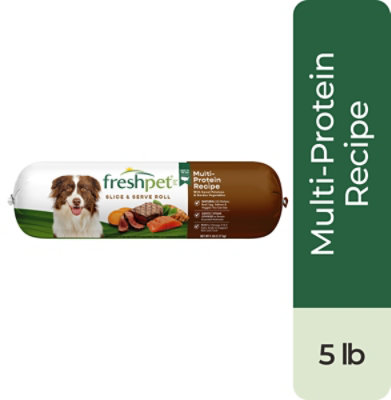 Freshpet Healthy & Natural Dog Food Fresh Multi Protein Roll - 5 Lb - Image 1