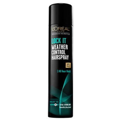 L'Oreal Paris Advanced Hairstyle LOCK IT Weather Control Hairspray - 8.25 Oz - Image 1