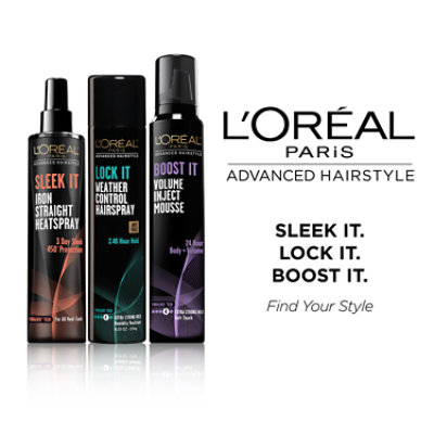 L'Oreal Paris Advanced Hairstyle LOCK IT Weather Control Hairspray - 8.25 Oz - Image 5