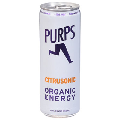 Purps Beverage Organic Citrusonic Energy Drink - 12 Fl. Oz. - Image 3