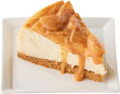 Apple Topped Cheesecake Slice - Each - Image 1