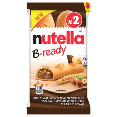 Nutella B-ready Crispy Wafer Filled With Nutella Hazelnut Spread - 1.55 Oz - Image 3