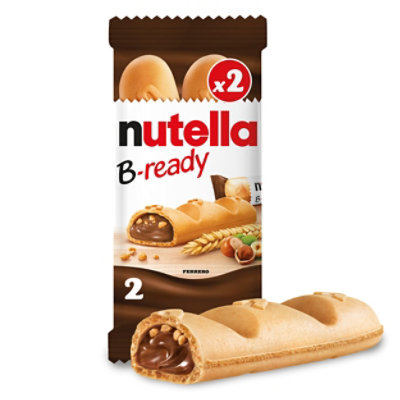 Nutella B-ready Hazelnut Spread with Cocoa Snack Bars Pack - 2 Count - Image 1