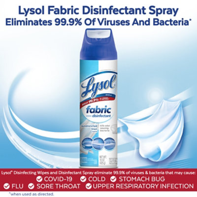 Lysol Fabric Sundrenched Linen Disinfectant Spray - 15 Oz - Image 2