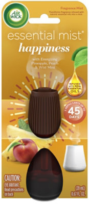 Air Wick Essential Joy Bright Orange And Mint Mist Diffuser Refill - .67 Fl. Oz