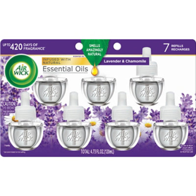 Air Wick Plug In Scented Lavender & Chamomile Oil Refills - 7-.67 Fl. Oz. - Image 3