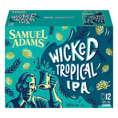 Samuel Adams Wicked Tropical Ipa Beers Can - 12-12 Fl. Oz. - Image 3