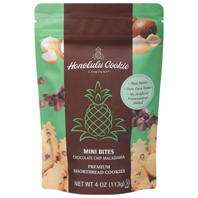 Honolulu Cookie Company Chocolate Chip Macadamia Shortbread - 4 Oz - Image 2