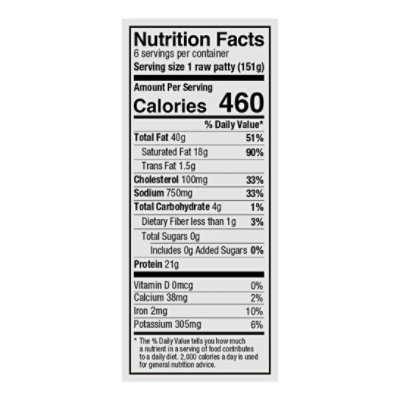 Philly Gourmet Beef Steakhouse Patties - 32 Oz - Image 3