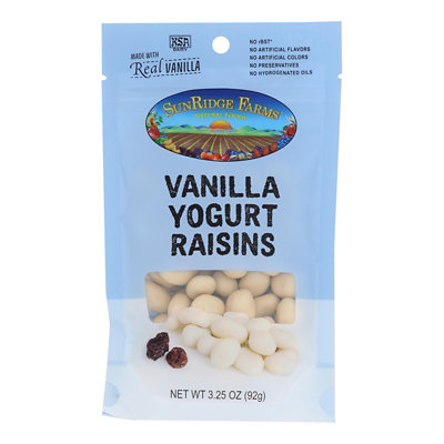 Sunridge Farms Yogurt Raisins - - 3.25 oz (Pack of 8) - Image 1