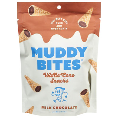 Muddy Bites Milk Chocolate Waffle Cone Sancks - 2.33 Oz - Image 3