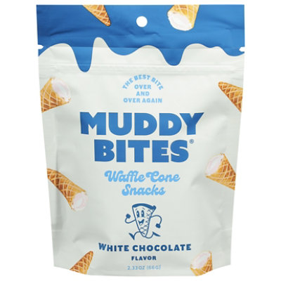 Muddy Bites White Chocolate Waffle Cone Snakcs - 2.33 Oz - Image 3