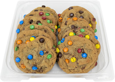 Chocolate Chip M&M'S Cookies 12 Count - Each - Image 1