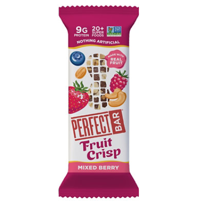 Perfect Bar Fruit Crisp Gluten-Free Mixed Berry Nut Butter Kosher Protein Bar - 1.94 Oz