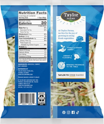 Taylor Farms Broccoli Slaw - 12 Oz - Image 6