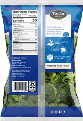 Taylor Farms Broccoli Florets - 12 Oz - Image 6