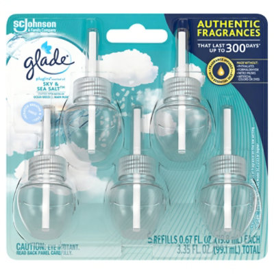 Glade Plugins Sky and Sea Salt Scented Oil Refills - 5.67 Fl. Oz. - Image 3