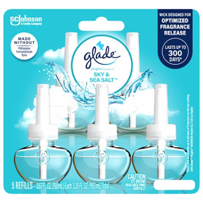 Glade Plugins Sky and Sea Salt Scented Oil Refills - 5.67 Fl. Oz. - Image 2