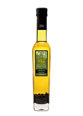 Pons Extra Virgin Olive Oil Infused with Basil - 8.45 Fl. Oz. - Image 1