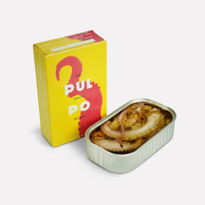 La Narval Octopus with Garlic Sauce Tin - 3.88 Oz - Image 1