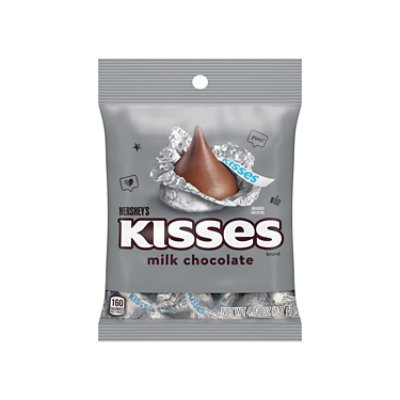 Hersheys Kisses Milk Chocolate Candy Bag - 4.84 Oz