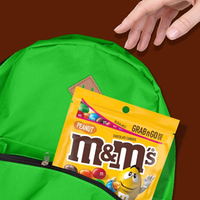 M&M'S Peanut Milk Chocolate Candy Grab N Go Bag - 5 Oz - Image 4