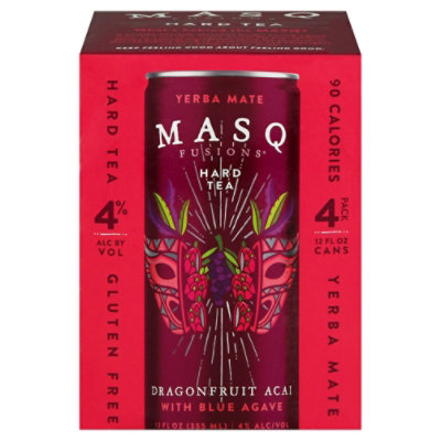 Masq Dragon Fruit Hard Tea - 4-12 FZ - Image 3